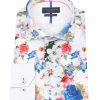 Guide London | Long Sleeve Placement Floral Print Shirt White/Multi