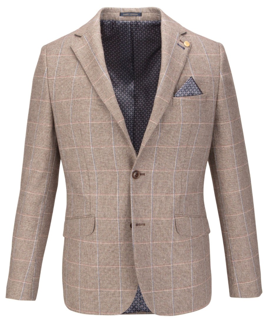 Guide London | Check Jacket Tan