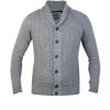 Guide London | Shawl Collar Cable Knit Cardigan