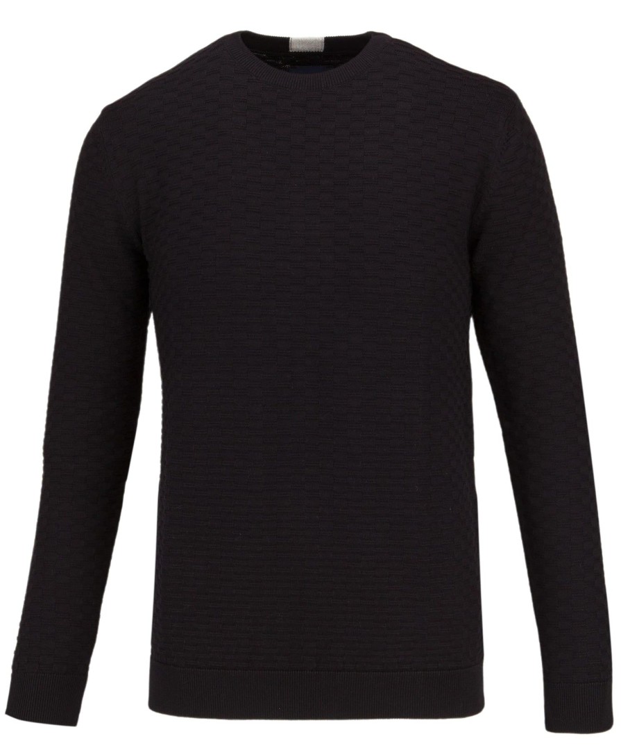 Guide London | Textured Long Sleeve Knit Jumper