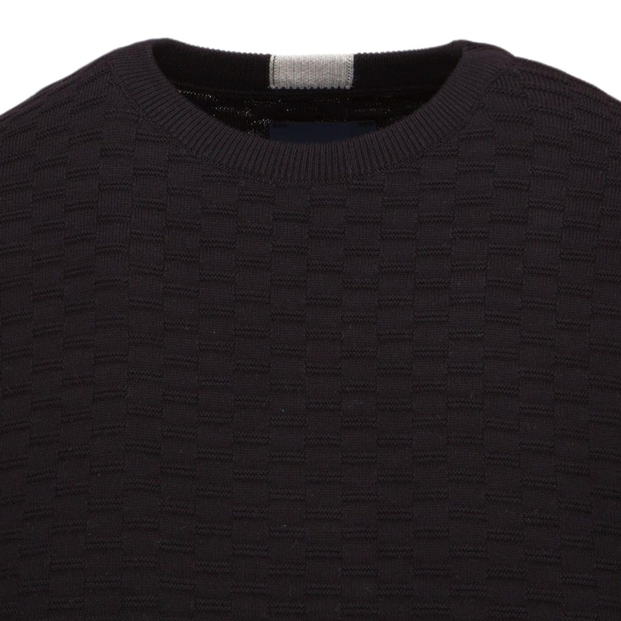 Guide London | Textured Long Sleeve Knit Jumper