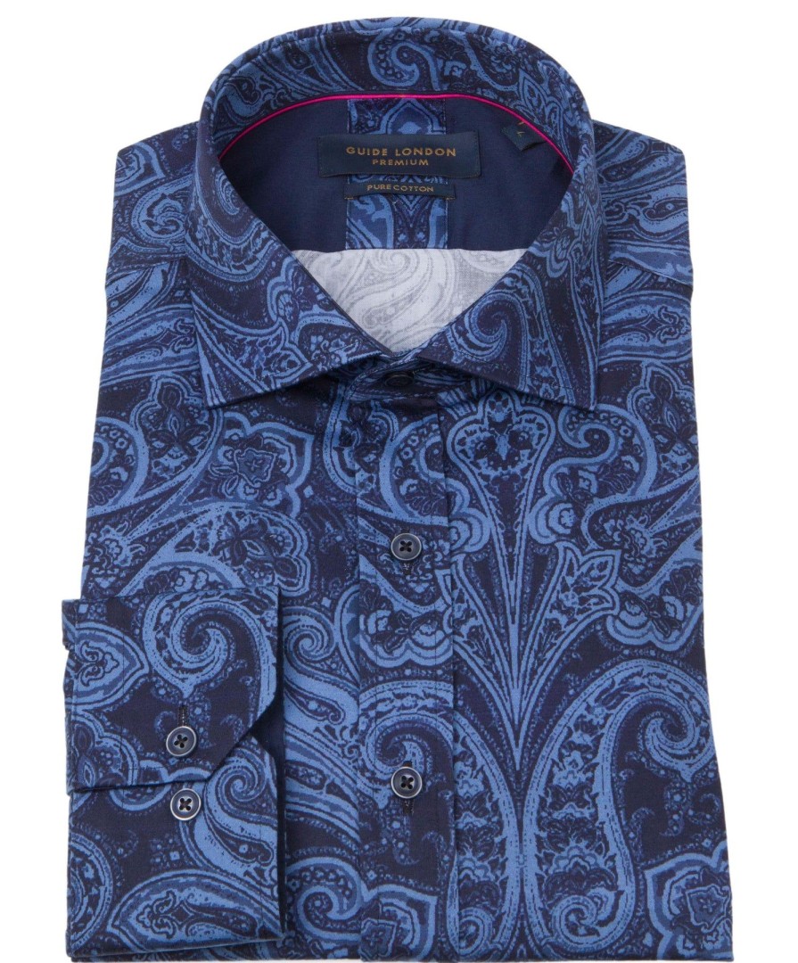 Guide London | Wear Me Paisley Navy