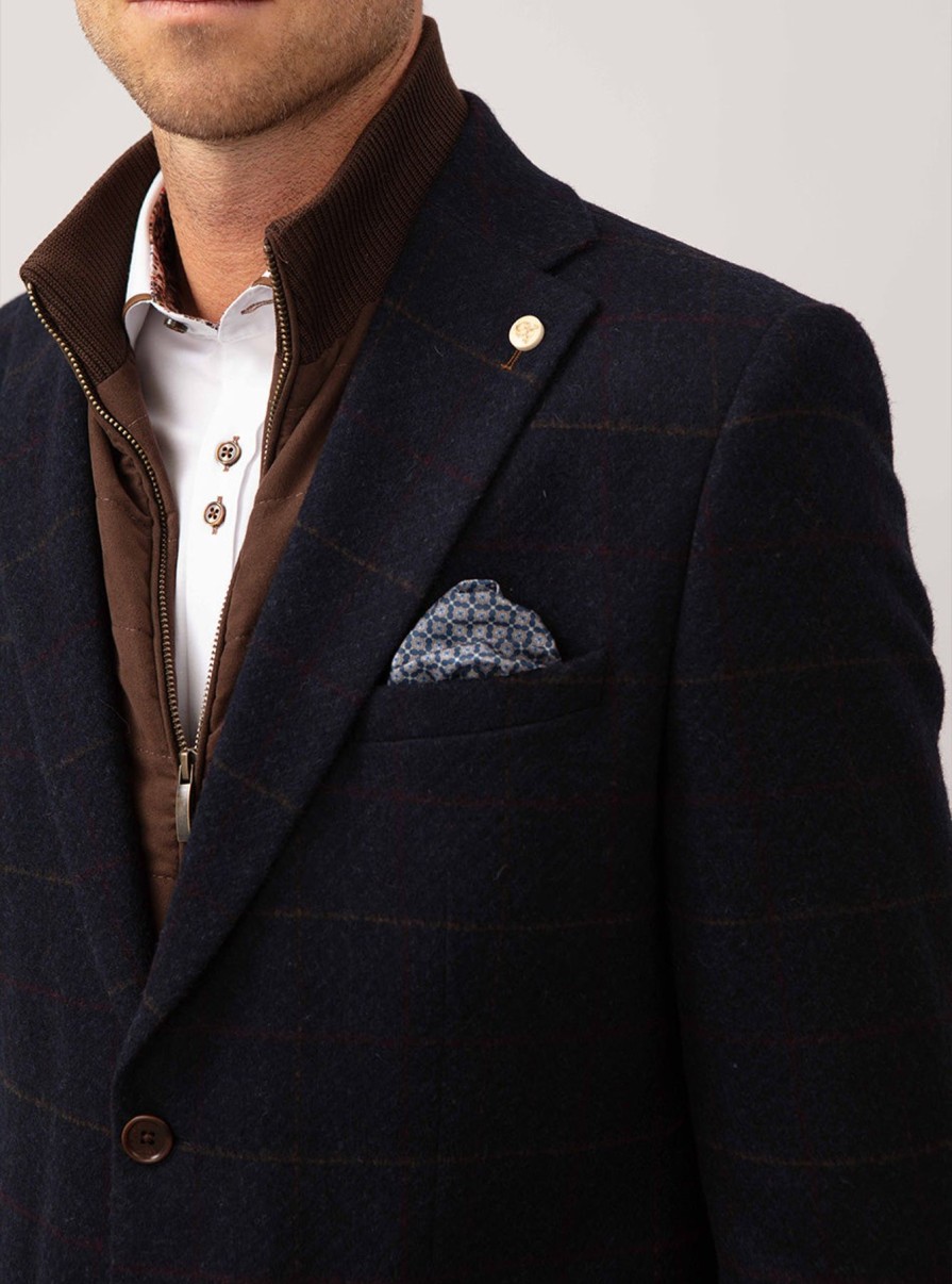 Guide London | Checked Jacket Navy