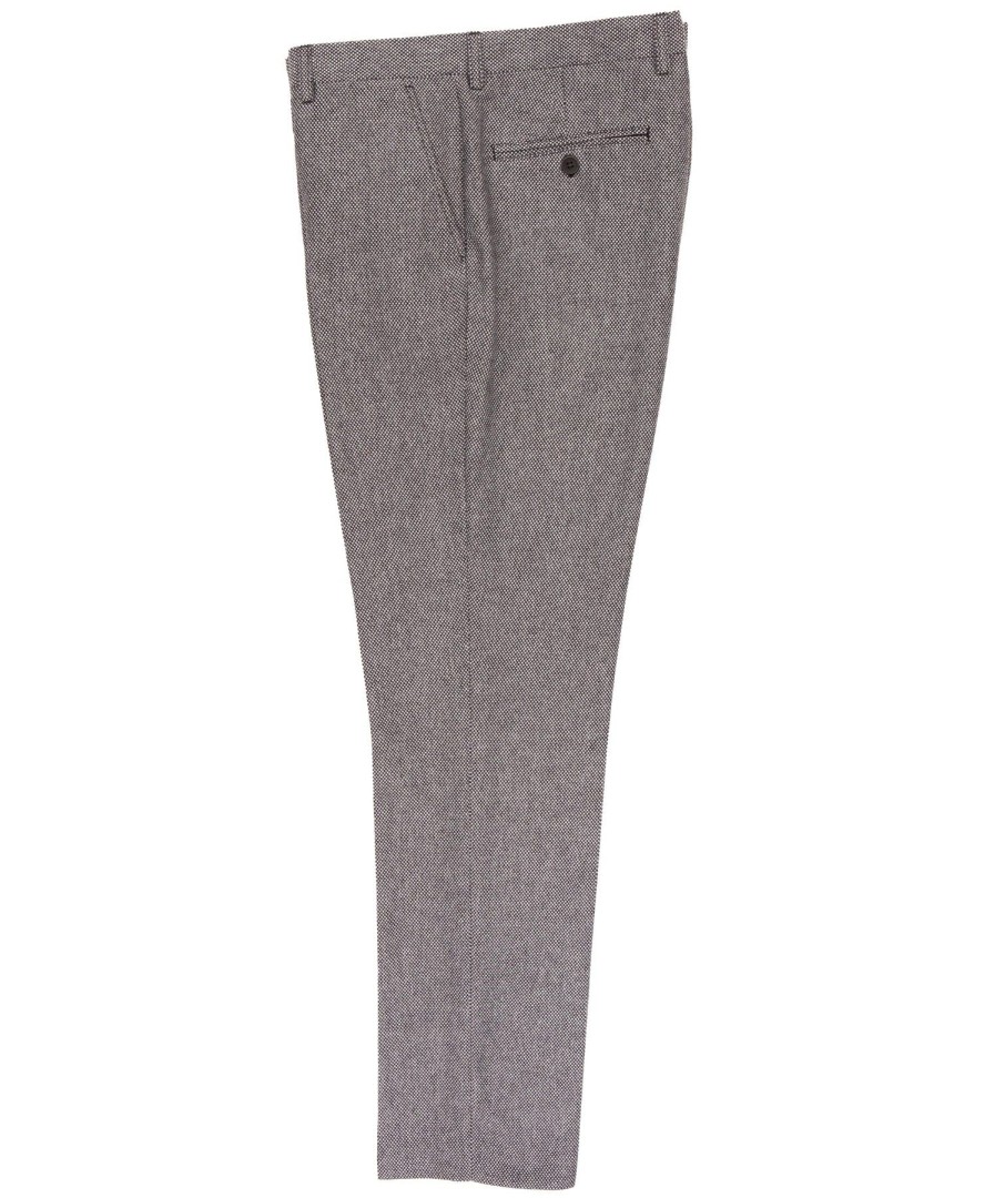 Guide London | Brushed Tweed Check Trouser