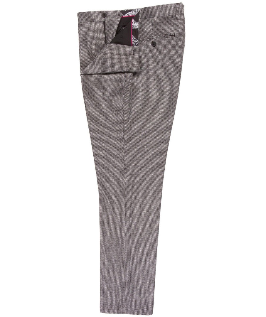 Guide London | Brushed Tweed Check Trouser