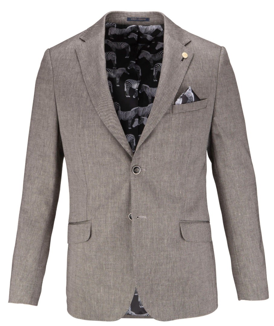 Guide London | Linen Cotton Blend Blazer