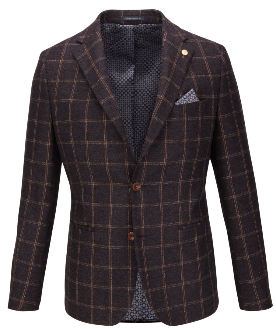 Guide London | Checked Jacket Brown