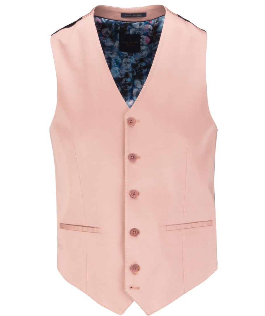 Guide London | Tencel Blend Smooth Texture Waistcoat