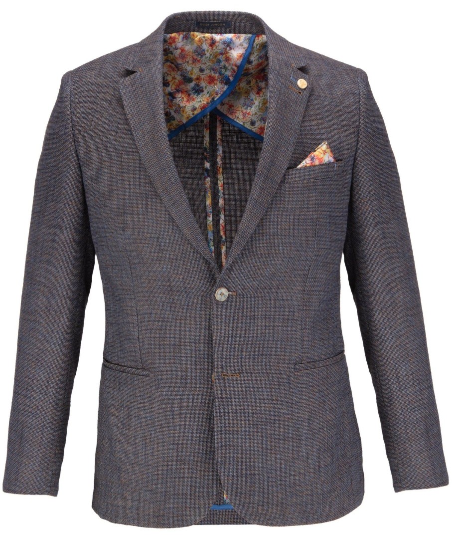 Guide London | Textured Woven Triple Colour Yarn Blazer