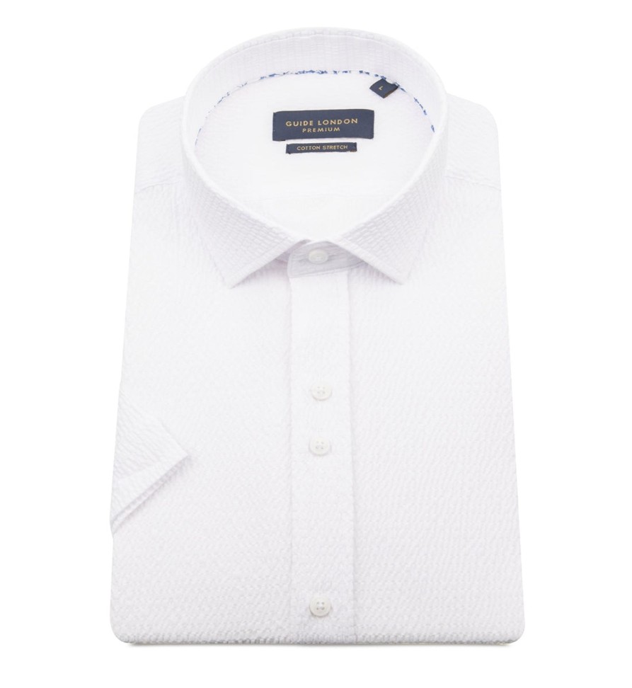 Guide London | Classic Seersucker Summer Shirt