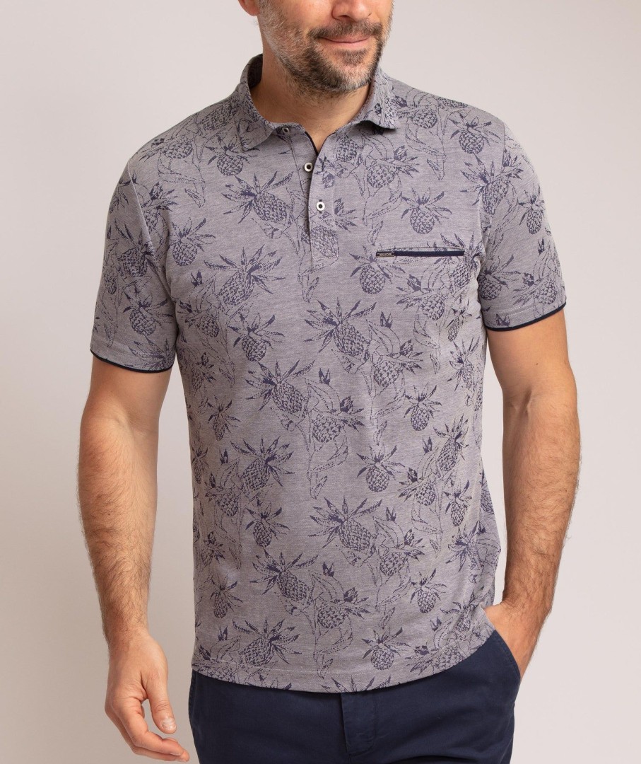 Guide London | Pineapple Polo Blue/Navy