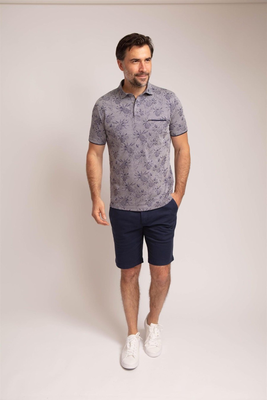 Guide London | Pineapple Polo Blue/Navy