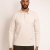 Guide London | Long Sleeve Textured Polo Top