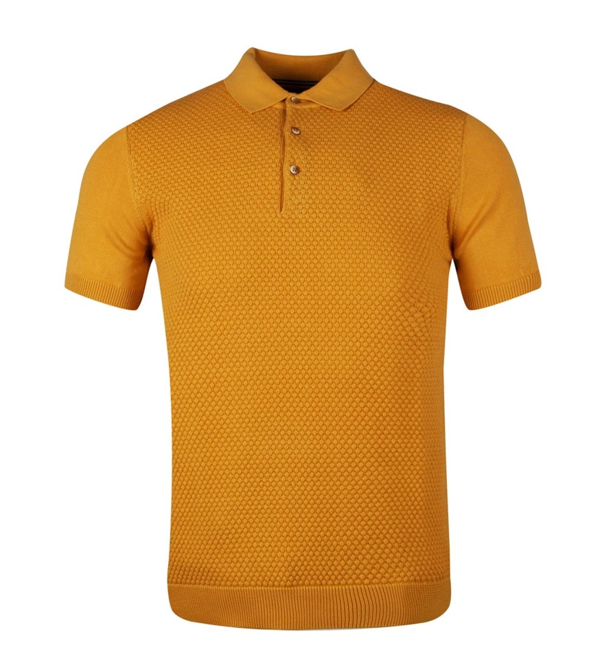 Guide London | Knitted Jacquard Polo