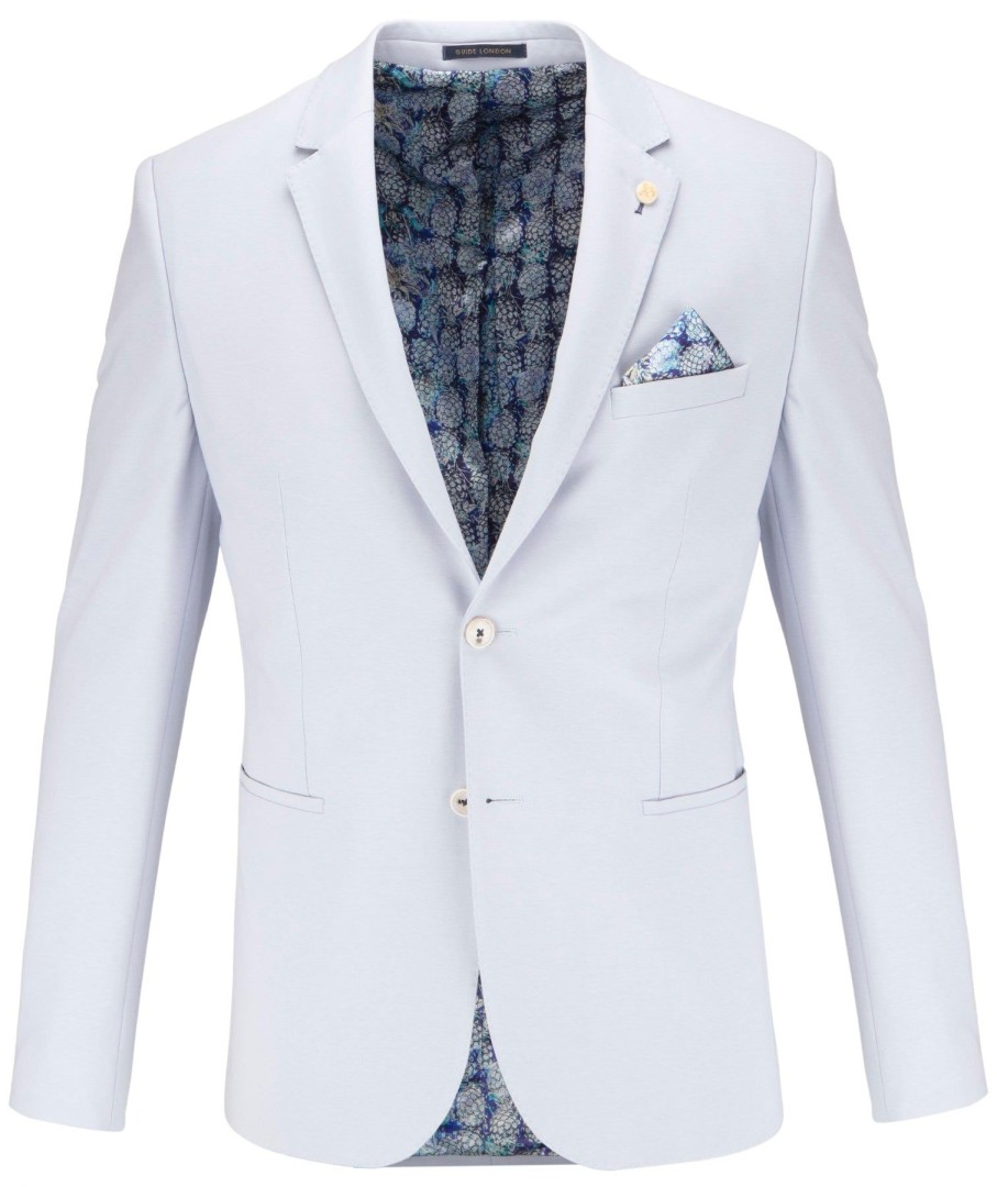 Guide London | Punto Roma Jersey Blazer Sky