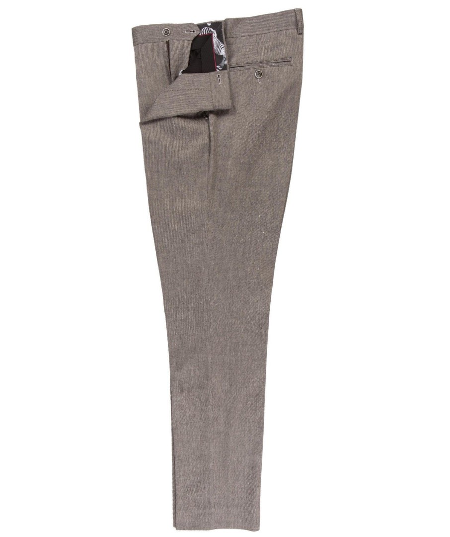 Guide London | Linen Cotton Blend Trouser