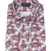 Guide London | Skulls And Roses Long Sleeve Shirt Multi