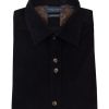 Guide London | Cotton Corduroy Shirt Navy