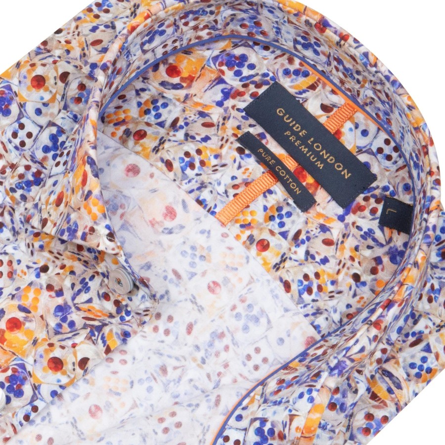 Guide London | Short Sleeve Dice Print Shirt Multi