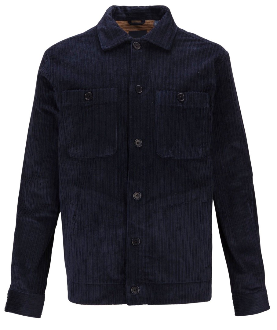 Guide London | Corduroy Shirt Jacket Navy