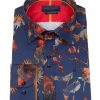 Guide London | Abstract Leaf Pattern Shirt Multi