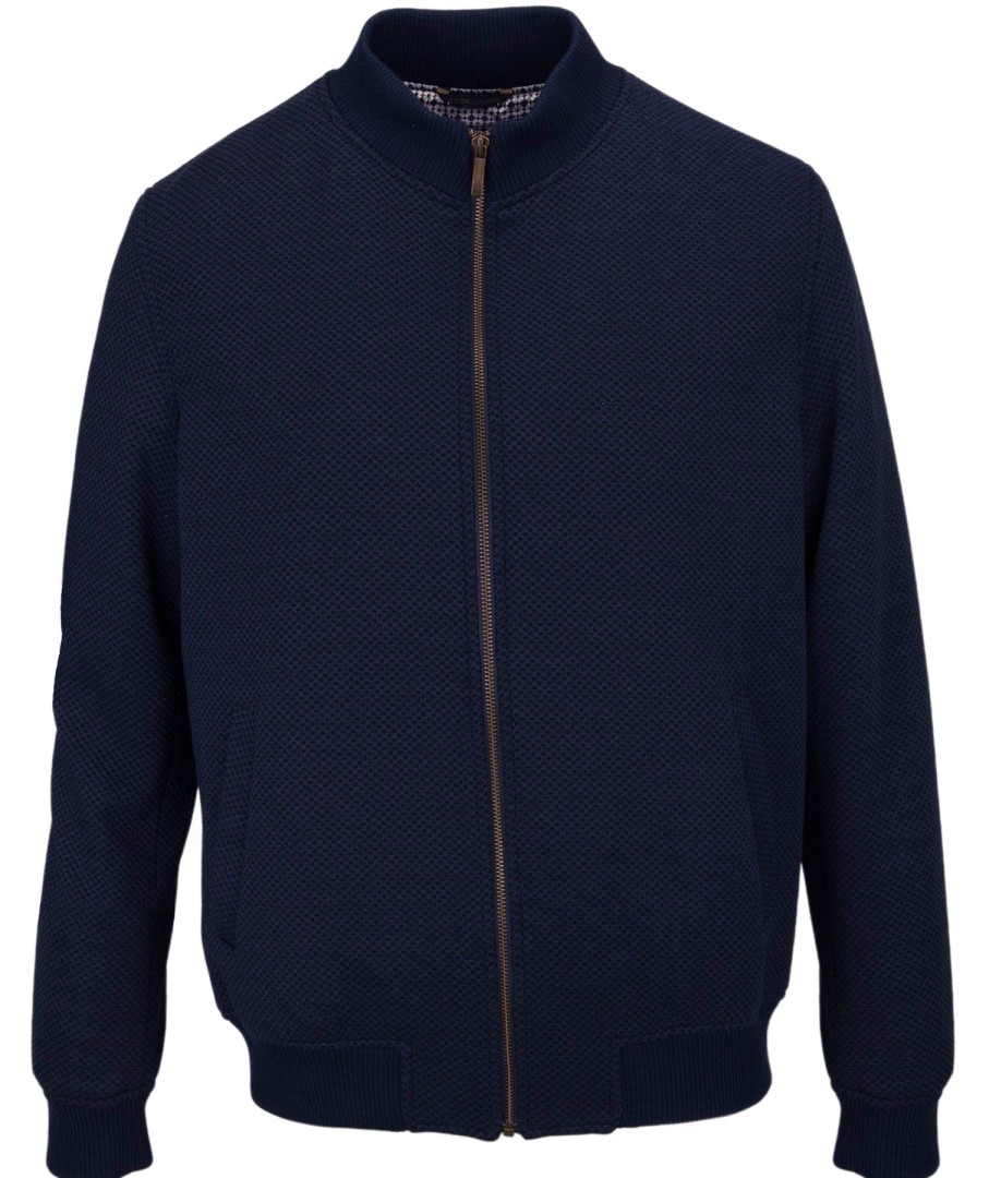 Guide London | Zip Thru Bomber Navy