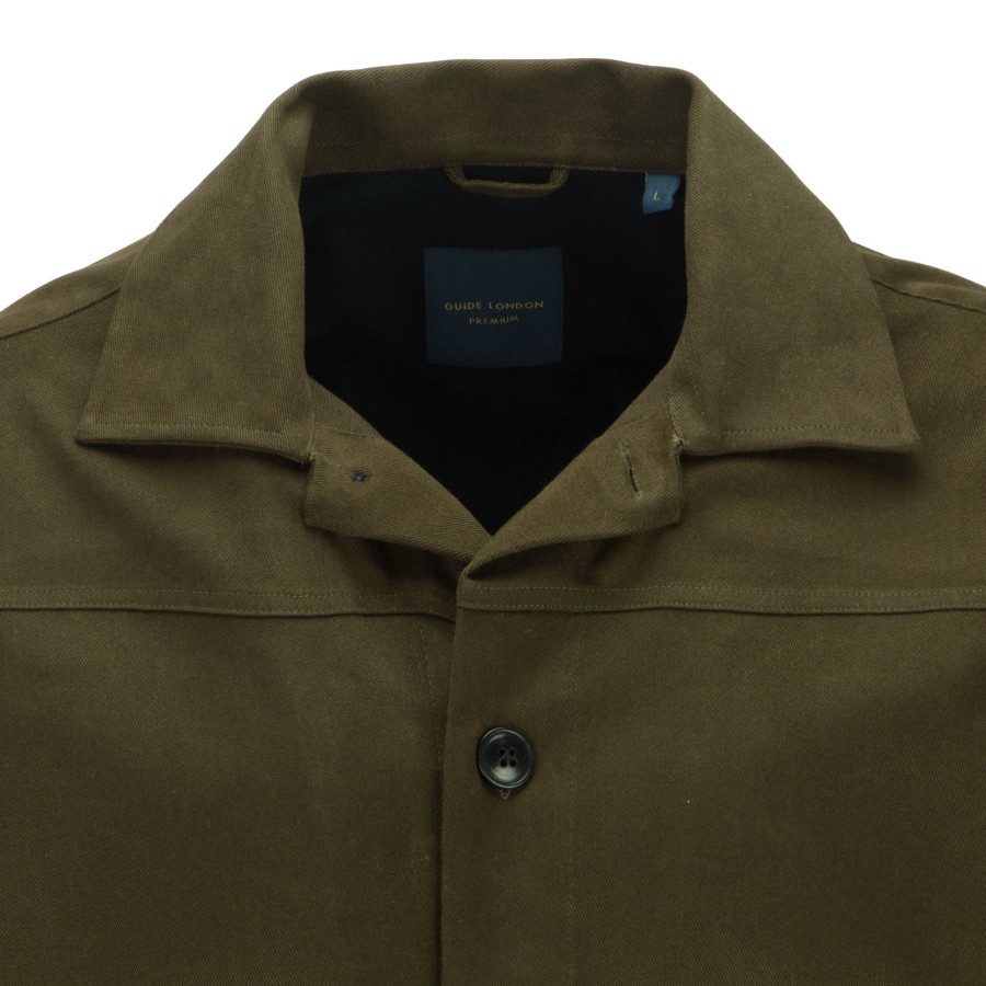 Guide London | Cotton Blend Modern Overshirt