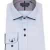 Guide London | Mens Long Sleeve Cotton Elastane Shirt