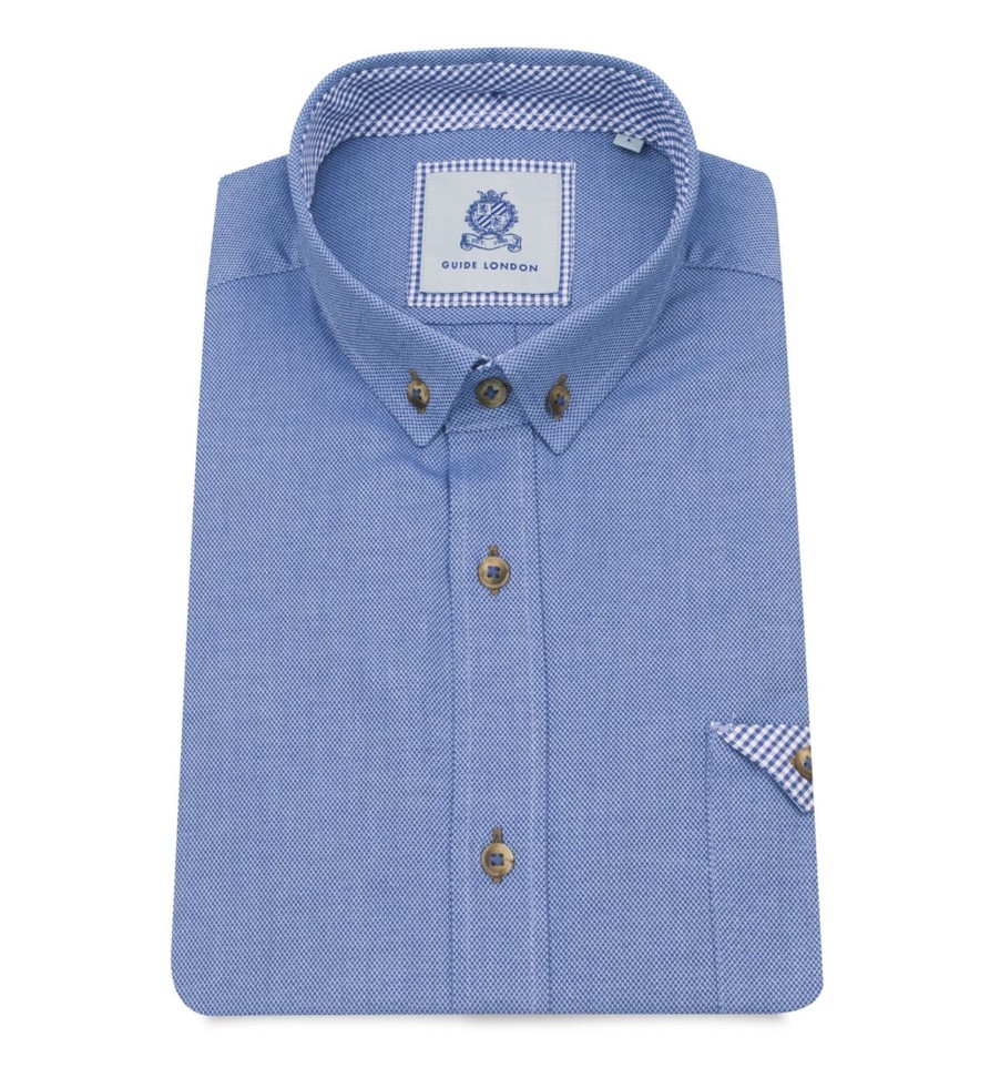 Guide London | Short Sleeve Oxford Shirt