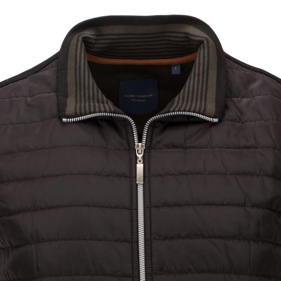 Guide London | Zip Funnel Neck Quilted Gilet