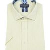 Guide London | Short Sleeve Linen Cotton Blend Shirt