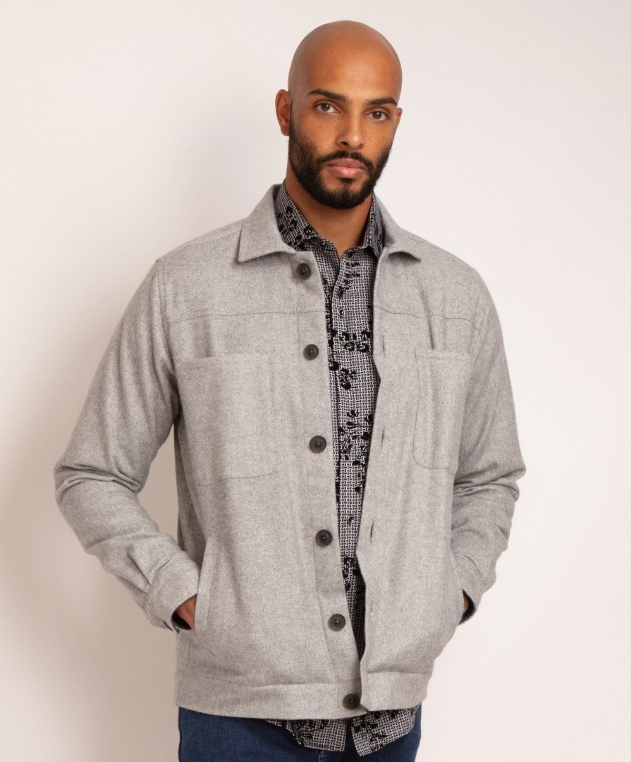 Guide London | Double Pocket Overshirt Grey