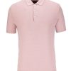 Guide London | Short Sleeve Cotton Linen Blend Polo