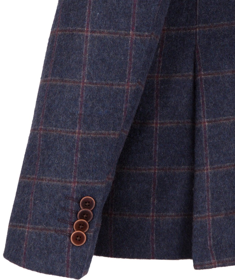 Guide London | Brushed Tweed Checked Blazer