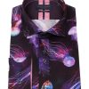 Guide London | Jellyfish Long Sleeve Cotton Shirt Multi