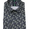 Guide London | Long Sleeve Flower And Stem Print Shirt