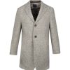 Guide London | Textured Wool Overcoat Grey