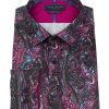 Guide London | Long Sleeve Psychedelic Paisley Print Shirt Multi