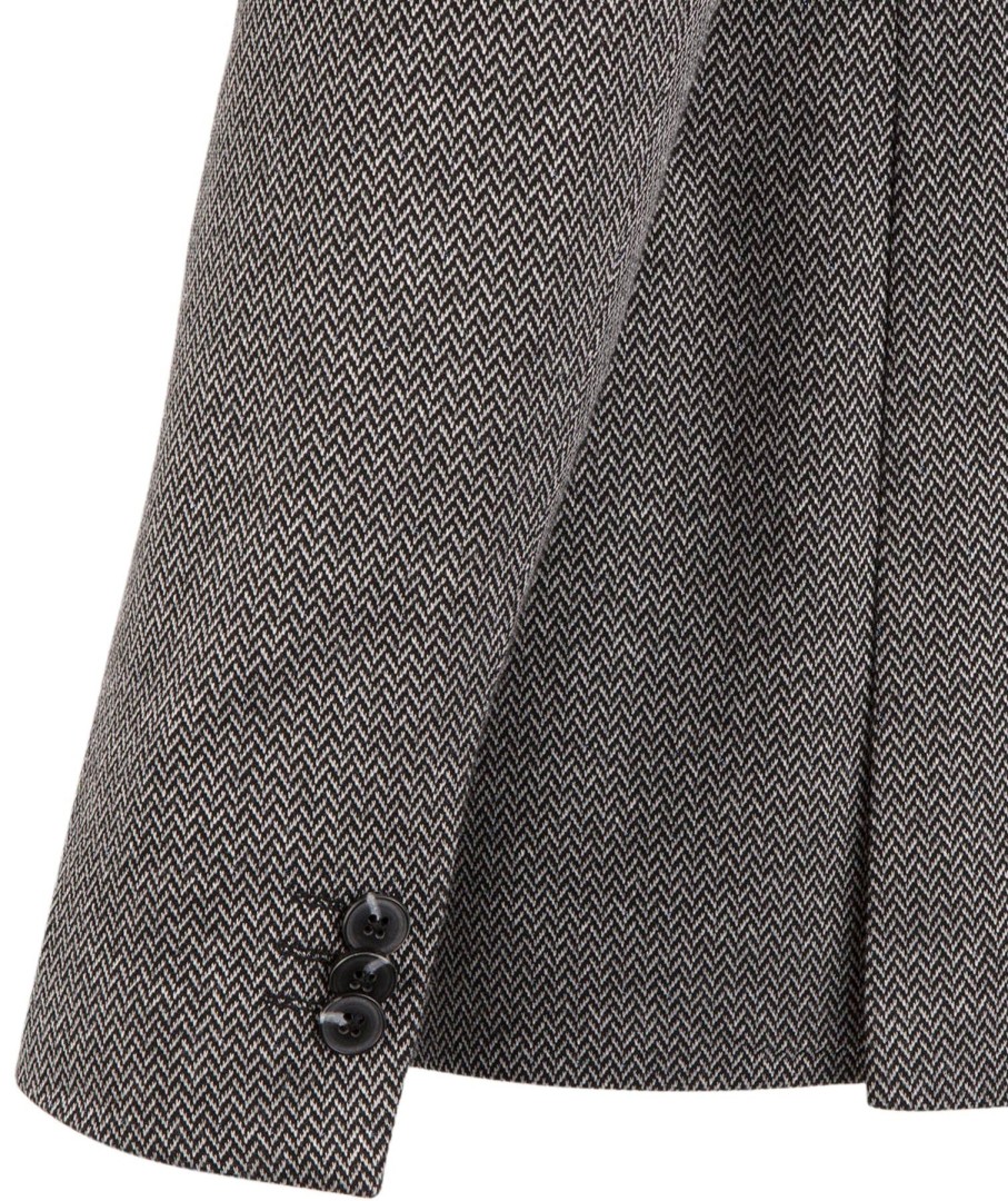 Guide London | Knitted Formal Blazer Black